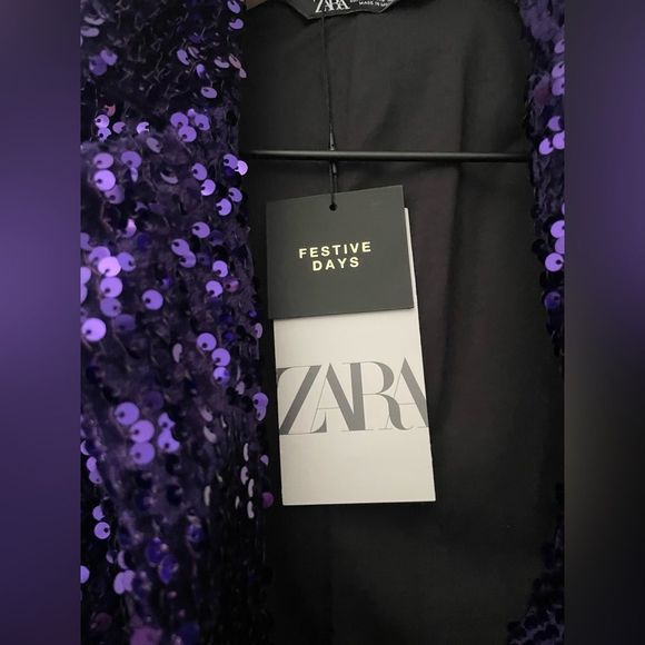 ZARA SEQUIN BLAZER DRESS 043/022 - Picture 4 of 14